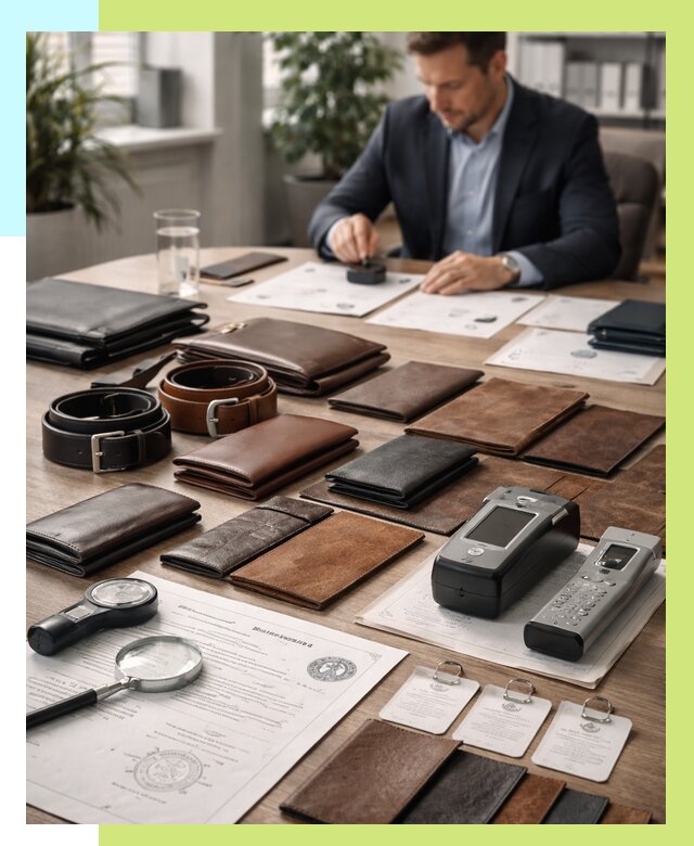 Сертификация кожаных изделий в Ивантеевке от 12344 р. | Алешин-Внт