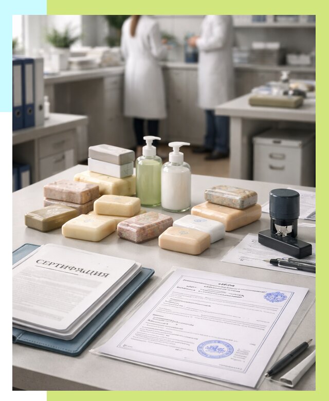 Сертификация мыла и сертификат на мыло в Ивантеевке от 12344 | Алешин-Внт