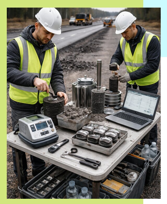 Сертификация асфальта: испытания и подтверждение в Ивантеевке