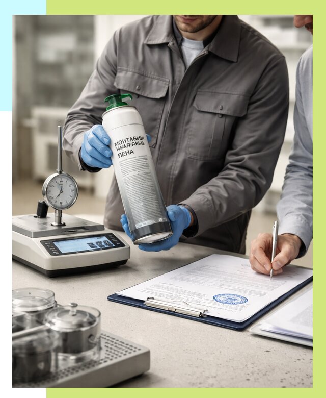 Сертификация монтажной пены в Ивантеевке от 15431 р. | Алешин-Внт