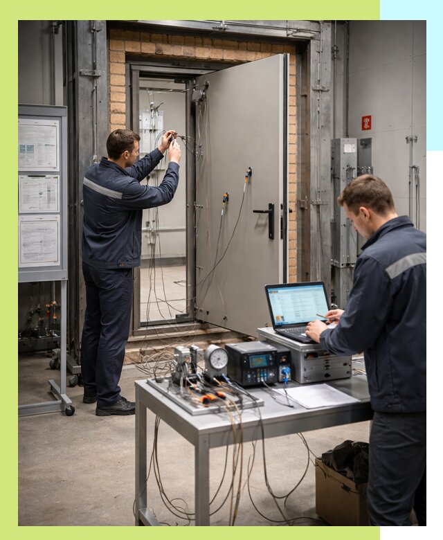 Сертификация противопожарных дверей в Ивантеевке по ГОСТ и ТР