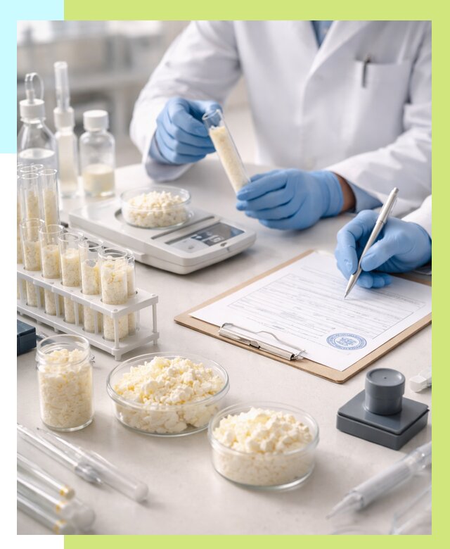 Сертификация творога в Ивантеевке от 12344 р. под ключ | Алешин-Внт