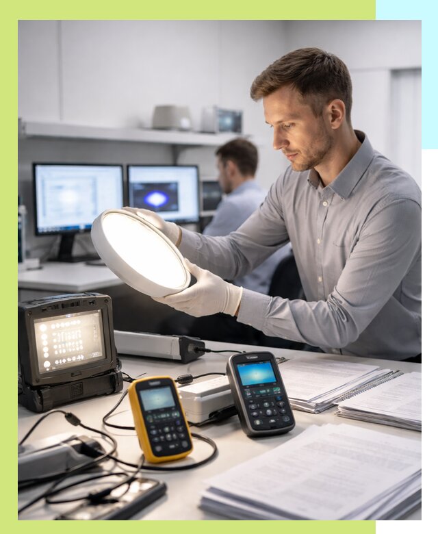 Сертификация светильников в Ивантеевке: испытания и оформление