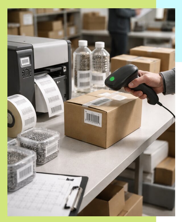 Штрихкодирование продукции и маркировка для продажи в Ивантеевке