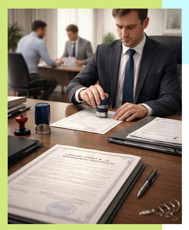 Оформление свидетельства о государственной регистрации в Ивантеевке