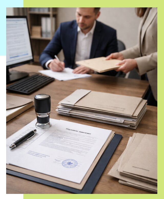 Отказное письмо для таможни в Ивантеевке от 3086 р, Алешин-Внт