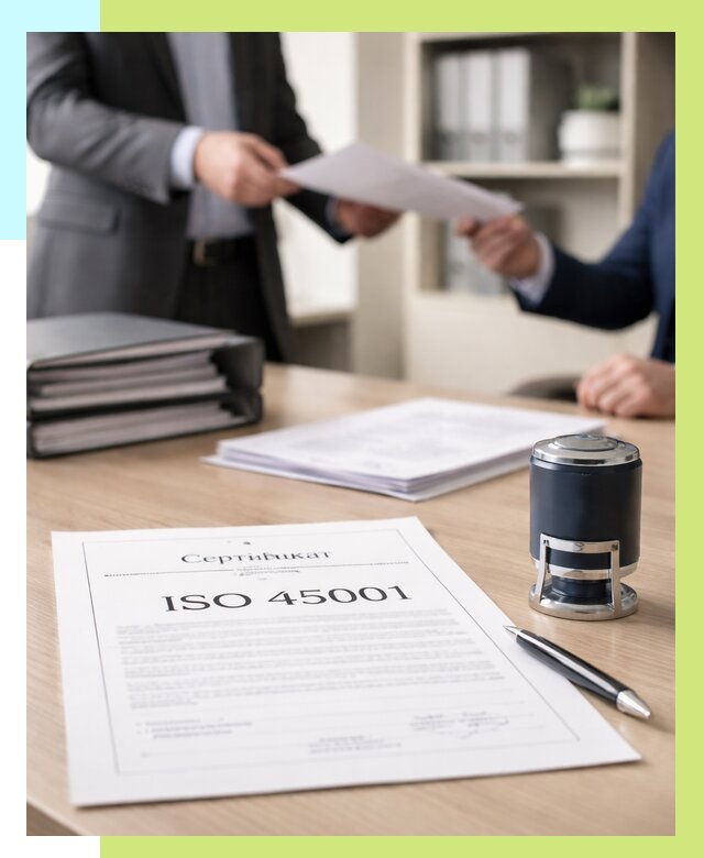 Сертификат ISO 45001 в Ивантеевке под ключ от 46292 р. | Алешин-Внт