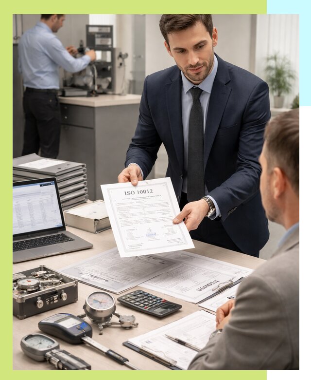Выдача сертификата ISO 10012 по требованиям метрологии в Ивантеевке