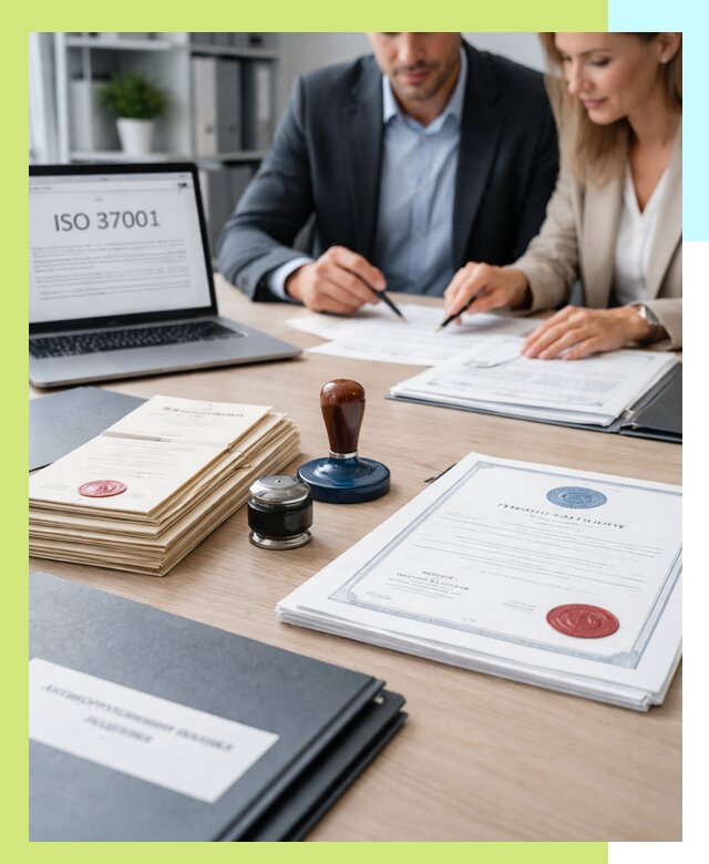 Получение сертификата ISO 37001 по системе борьбы с коррупцией в Ивантеевке